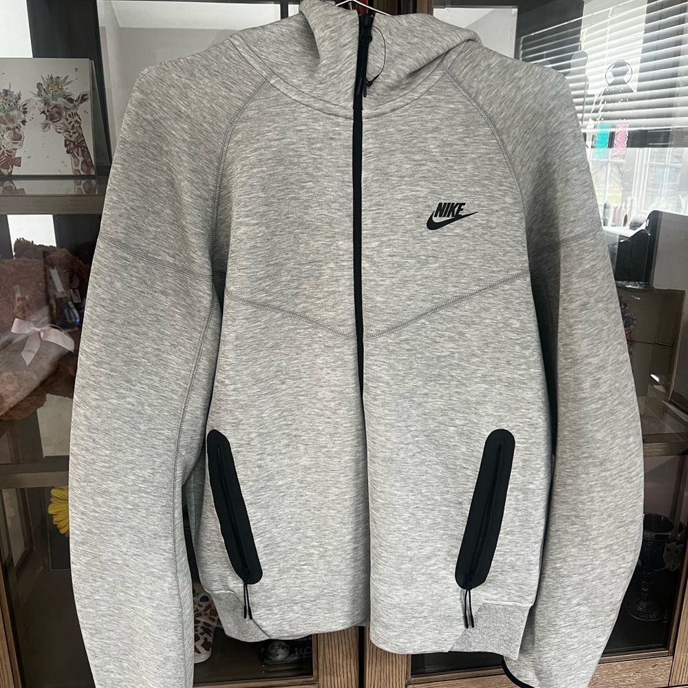 Grey Nike Tech Hoodie